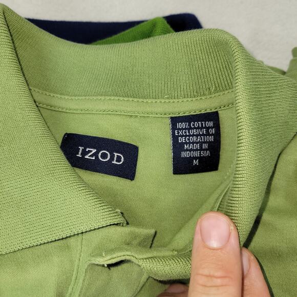 Lot of Polo Shirts Mens Sz Medium Y2k Grunge Izod Cutter Buck Preppy Outer Banks - Picture 13 of 16